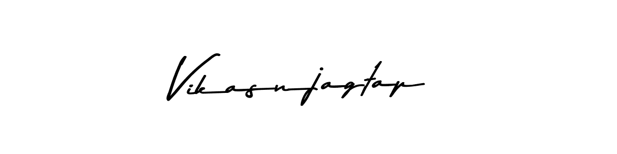 Design your own signature with our free online signature maker. With this signature software, you can create a handwritten (Asem Kandis PERSONAL USE) signature for name Vikasnjagtap. Vikasnjagtap signature style 9 images and pictures png