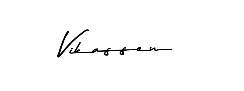 Here are the top 10 professional signature styles for the name Vikassen. These are the best autograph styles you can use for your name. Vikassen signature style 9 images and pictures png