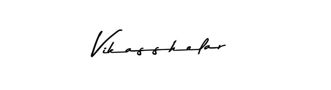 How to make Vikasshelar signature? Asem Kandis PERSONAL USE is a professional autograph style. Create handwritten signature for Vikasshelar name. Vikasshelar signature style 9 images and pictures png