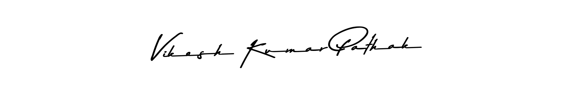 Also You can easily find your signature by using the search form. We will create Vikesh Kumar Pathak name handwritten signature images for you free of cost using Asem Kandis PERSONAL USE sign style. Vikesh Kumar Pathak signature style 9 images and pictures png