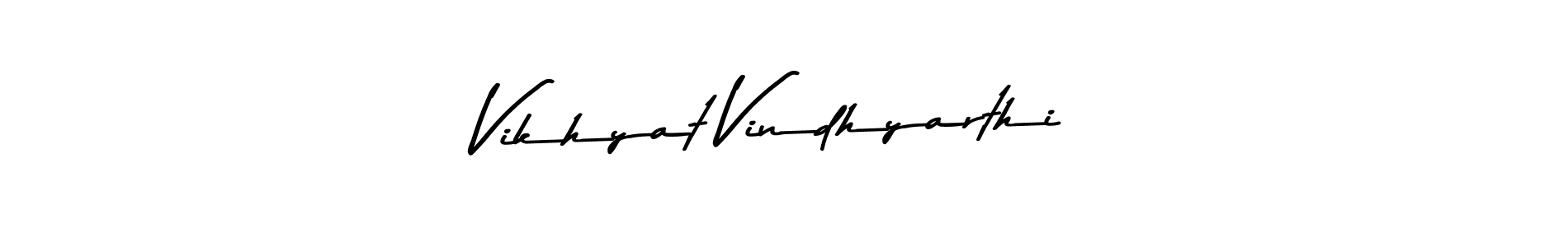 Make a beautiful signature design for name Vikhyat Vindhyarthi. With this signature (Asem Kandis PERSONAL USE) style, you can create a handwritten signature for free. Vikhyat Vindhyarthi signature style 9 images and pictures png