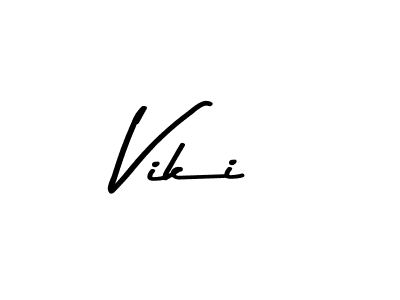Use a signature maker to create a handwritten signature online. With this signature software, you can design (Asem Kandis PERSONAL USE) your own signature for name Viki. Viki signature style 9 images and pictures png