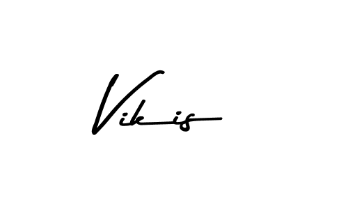 The best way (Asem Kandis PERSONAL USE) to make a short signature is to pick only two or three words in your name. The name Vikis include a total of six letters. For converting this name. Vikis signature style 9 images and pictures png