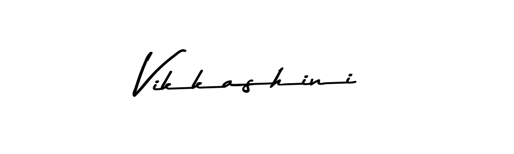 How to make Vikkashini signature? Asem Kandis PERSONAL USE is a professional autograph style. Create handwritten signature for Vikkashini name. Vikkashini signature style 9 images and pictures png