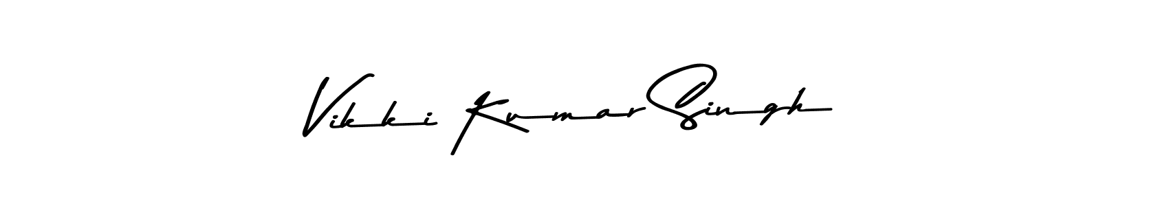 Make a beautiful signature design for name Vikki Kumar Singh. Use this online signature maker to create a handwritten signature for free. Vikki Kumar Singh signature style 9 images and pictures png