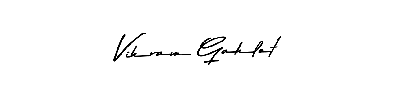 This is the best signature style for the Vikram Gahlot name. Also you like these signature font (Asem Kandis PERSONAL USE). Mix name signature. Vikram Gahlot signature style 9 images and pictures png