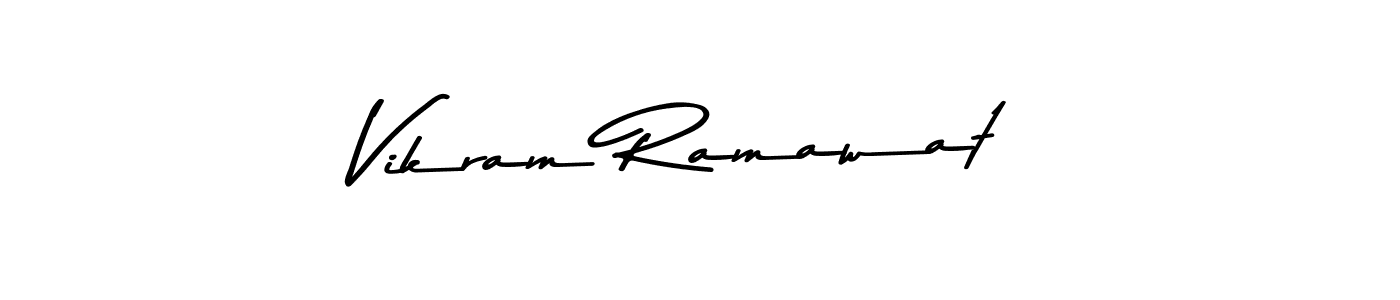 Asem Kandis PERSONAL USE is a professional signature style that is perfect for those who want to add a touch of class to their signature. It is also a great choice for those who want to make their signature more unique. Get Vikram Ramawat name to fancy signature for free. Vikram Ramawat signature style 9 images and pictures png