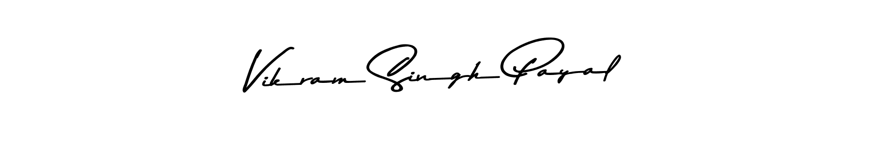 Create a beautiful signature design for name Vikram Singh Payal. With this signature (Asem Kandis PERSONAL USE) fonts, you can make a handwritten signature for free. Vikram Singh Payal signature style 9 images and pictures png