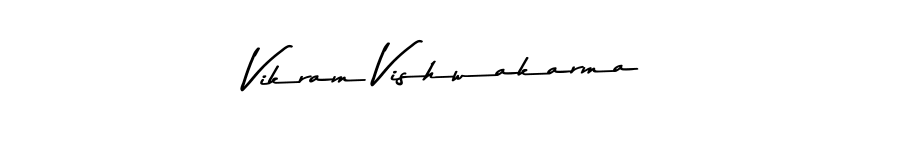 Design your own signature with our free online signature maker. With this signature software, you can create a handwritten (Asem Kandis PERSONAL USE) signature for name Vikram Vishwakarma. Vikram Vishwakarma signature style 9 images and pictures png