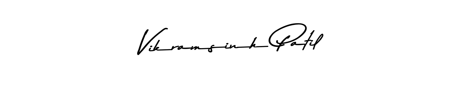 Asem Kandis PERSONAL USE is a professional signature style that is perfect for those who want to add a touch of class to their signature. It is also a great choice for those who want to make their signature more unique. Get Vikramsinh Patil name to fancy signature for free. Vikramsinh Patil signature style 9 images and pictures png