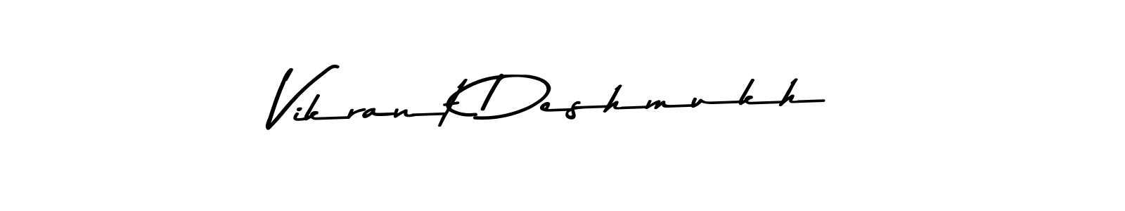 Also You can easily find your signature by using the search form. We will create Vikrant Deshmukh name handwritten signature images for you free of cost using Asem Kandis PERSONAL USE sign style. Vikrant Deshmukh signature style 9 images and pictures png