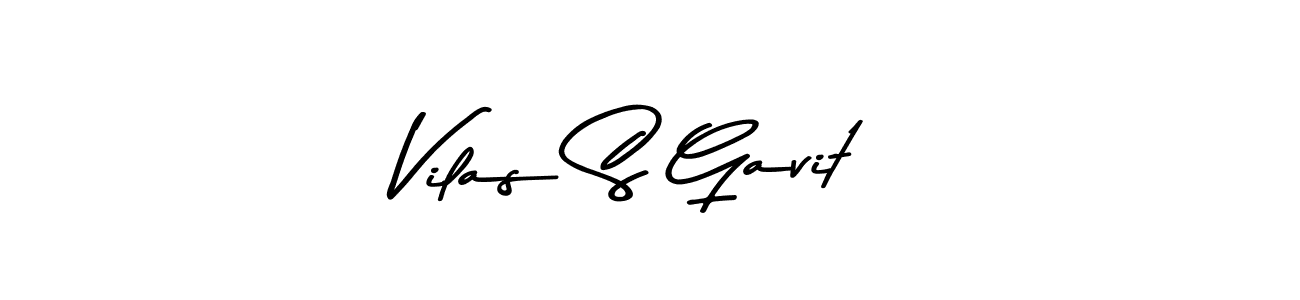 Also we have Vilas S Gavit name is the best signature style. Create professional handwritten signature collection using Asem Kandis PERSONAL USE autograph style. Vilas S Gavit signature style 9 images and pictures png