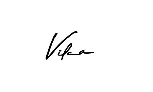 Design your own signature with our free online signature maker. With this signature software, you can create a handwritten (Asem Kandis PERSONAL USE) signature for name Vilca. Vilca signature style 9 images and pictures png