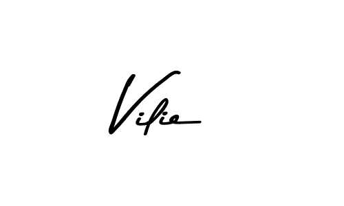 Make a beautiful signature design for name Vilie. With this signature (Asem Kandis PERSONAL USE) style, you can create a handwritten signature for free. Vilie signature style 9 images and pictures png