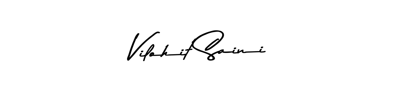 How to make Vilohit Saini signature? Asem Kandis PERSONAL USE is a professional autograph style. Create handwritten signature for Vilohit Saini name. Vilohit Saini signature style 9 images and pictures png