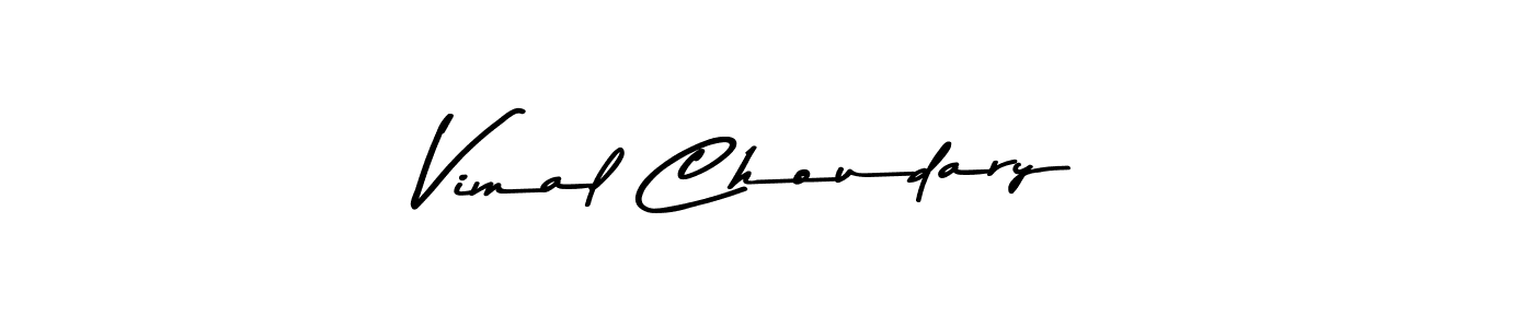 Design your own signature with our free online signature maker. With this signature software, you can create a handwritten (Asem Kandis PERSONAL USE) signature for name Vimal Choudary. Vimal Choudary signature style 9 images and pictures png
