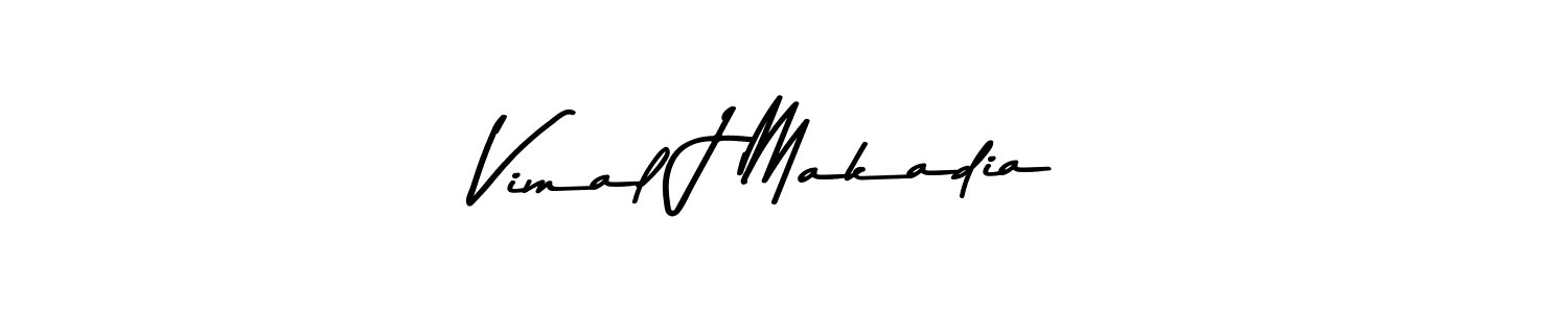 Similarly Asem Kandis PERSONAL USE is the best handwritten signature design. Signature creator online .You can use it as an online autograph creator for name Vimal J Makadia. Vimal J Makadia signature style 9 images and pictures png