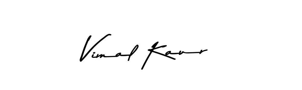 Also You can easily find your signature by using the search form. We will create Vimal Kaur name handwritten signature images for you free of cost using Asem Kandis PERSONAL USE sign style. Vimal Kaur signature style 9 images and pictures png