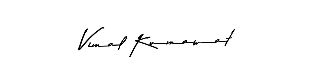 Vimal Kumawat stylish signature style. Best Handwritten Sign (Asem Kandis PERSONAL USE) for my name. Handwritten Signature Collection Ideas for my name Vimal Kumawat. Vimal Kumawat signature style 9 images and pictures png