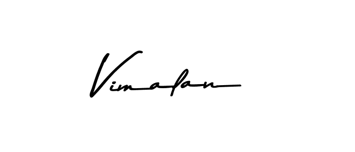 How to make Vimalan name signature. Use Asem Kandis PERSONAL USE style for creating short signs online. This is the latest handwritten sign. Vimalan signature style 9 images and pictures png