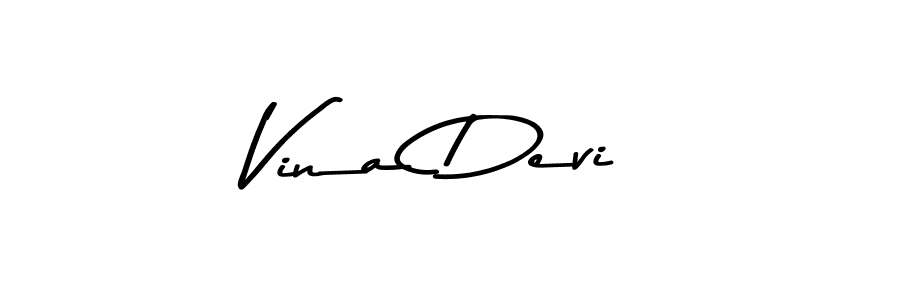 Use a signature maker to create a handwritten signature online. With this signature software, you can design (Asem Kandis PERSONAL USE) your own signature for name Vina Devi. Vina Devi signature style 9 images and pictures png