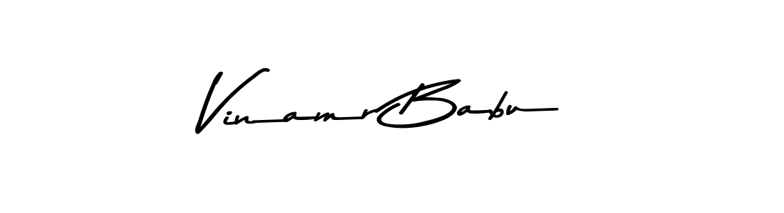 Also we have Vinamr Babu name is the best signature style. Create professional handwritten signature collection using Asem Kandis PERSONAL USE autograph style. Vinamr Babu signature style 9 images and pictures png
