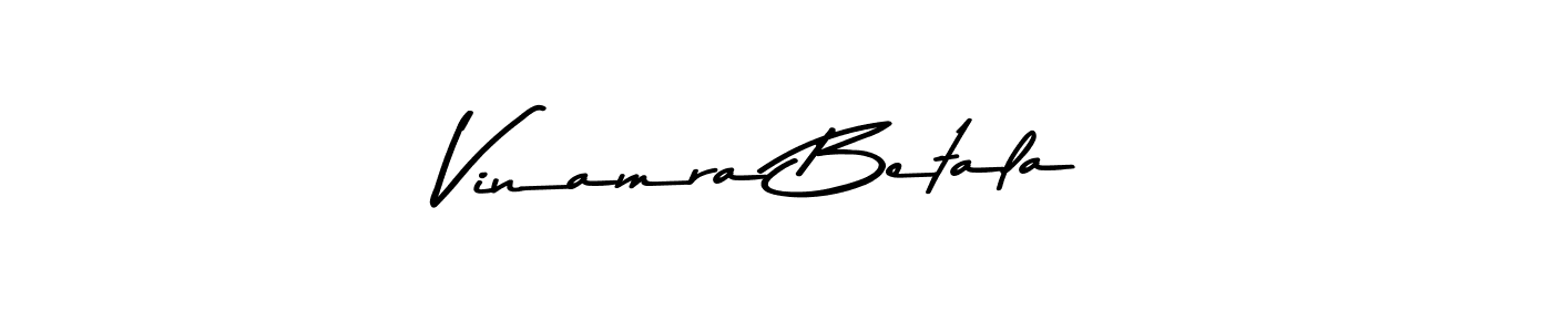 Design your own signature with our free online signature maker. With this signature software, you can create a handwritten (Asem Kandis PERSONAL USE) signature for name Vinamra Betala. Vinamra Betala signature style 9 images and pictures png