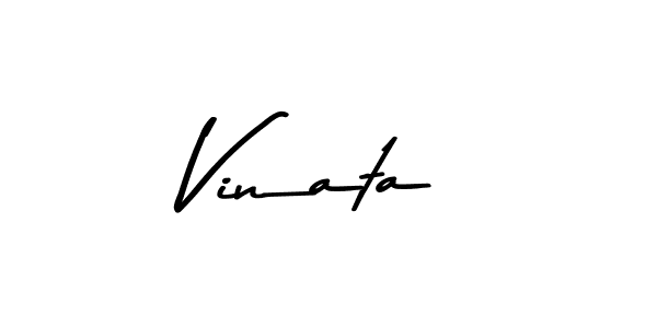How to make Vinata name signature. Use Asem Kandis PERSONAL USE style for creating short signs online. This is the latest handwritten sign. Vinata signature style 9 images and pictures png