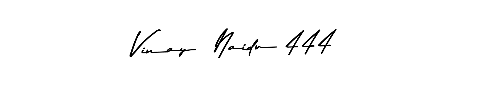 Similarly Asem Kandis PERSONAL USE is the best handwritten signature design. Signature creator online .You can use it as an online autograph creator for name Vinay  Naidu 444. Vinay  Naidu 444 signature style 9 images and pictures png