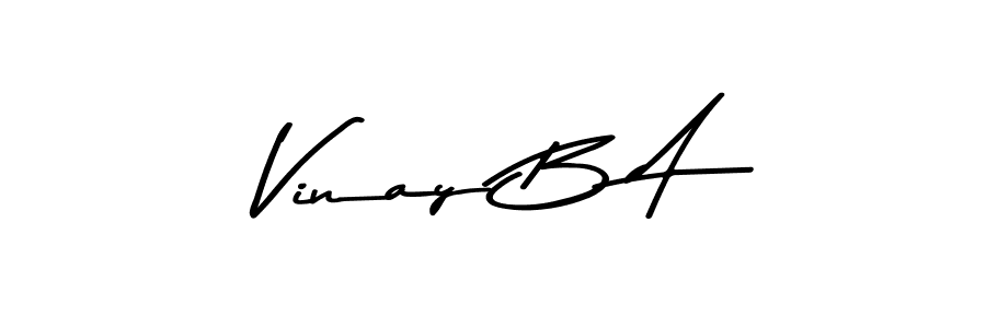 You should practise on your own different ways (Asem Kandis PERSONAL USE) to write your name (Vinay B A) in signature. don't let someone else do it for you. Vinay B A signature style 9 images and pictures png