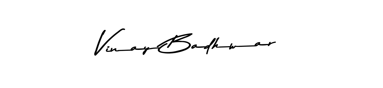 Also we have Vinay Badhwar name is the best signature style. Create professional handwritten signature collection using Asem Kandis PERSONAL USE autograph style. Vinay Badhwar signature style 9 images and pictures png
