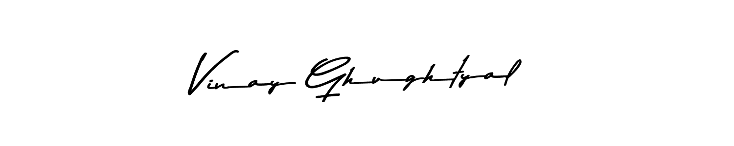 Make a short Vinay Ghughtyal signature style. Manage your documents anywhere anytime using Asem Kandis PERSONAL USE. Create and add eSignatures, submit forms, share and send files easily. Vinay Ghughtyal signature style 9 images and pictures png