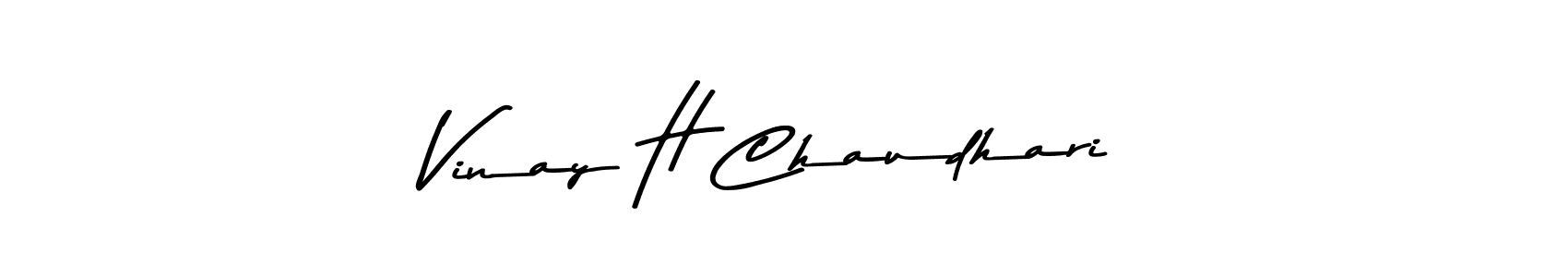 if you are searching for the best signature style for your name Vinay H Chaudhari. so please give up your signature search. here we have designed multiple signature styles  using Asem Kandis PERSONAL USE. Vinay H Chaudhari signature style 9 images and pictures png