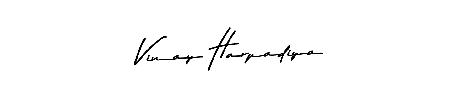 How to make Vinay Harpadiya signature? Asem Kandis PERSONAL USE is a professional autograph style. Create handwritten signature for Vinay Harpadiya name. Vinay Harpadiya signature style 9 images and pictures png