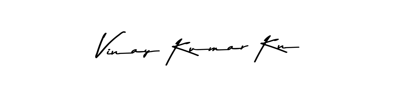 Vinay Kumar Kn stylish signature style. Best Handwritten Sign (Asem Kandis PERSONAL USE) for my name. Handwritten Signature Collection Ideas for my name Vinay Kumar Kn. Vinay Kumar Kn signature style 9 images and pictures png