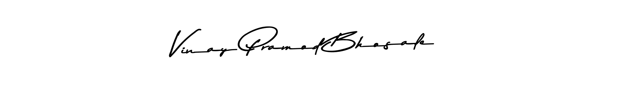 Vinay Pramod Bhosale stylish signature style. Best Handwritten Sign (Asem Kandis PERSONAL USE) for my name. Handwritten Signature Collection Ideas for my name Vinay Pramod Bhosale. Vinay Pramod Bhosale signature style 9 images and pictures png