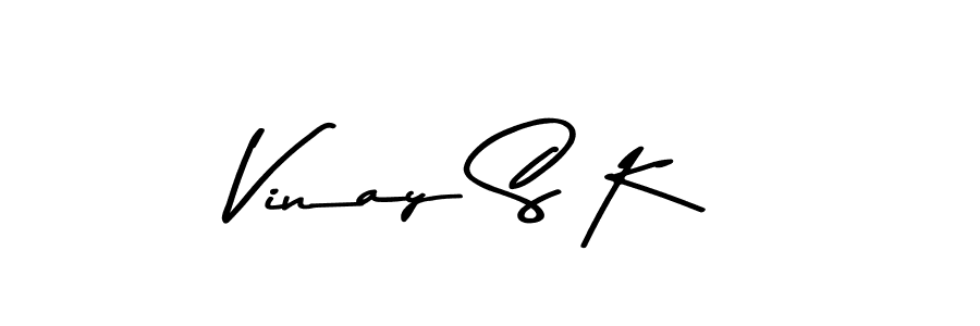 Also we have Vinay S K name is the best signature style. Create professional handwritten signature collection using Asem Kandis PERSONAL USE autograph style. Vinay S K signature style 9 images and pictures png