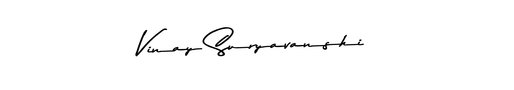Design your own signature with our free online signature maker. With this signature software, you can create a handwritten (Asem Kandis PERSONAL USE) signature for name Vinay Suryavanshi. Vinay Suryavanshi signature style 9 images and pictures png