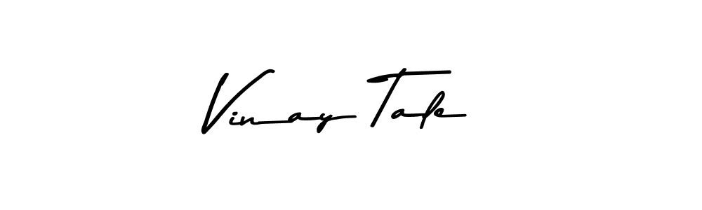 Design your own signature with our free online signature maker. With this signature software, you can create a handwritten (Asem Kandis PERSONAL USE) signature for name Vinay Tale. Vinay Tale signature style 9 images and pictures png