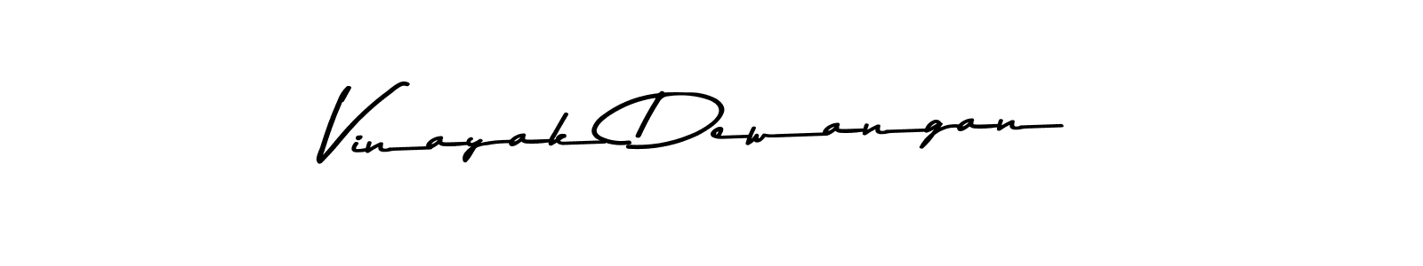 How to make Vinayak Dewangan signature? Asem Kandis PERSONAL USE is a professional autograph style. Create handwritten signature for Vinayak Dewangan name. Vinayak Dewangan signature style 9 images and pictures png