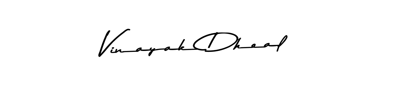 Use a signature maker to create a handwritten signature online. With this signature software, you can design (Asem Kandis PERSONAL USE) your own signature for name Vinayak Dheal. Vinayak Dheal signature style 9 images and pictures png