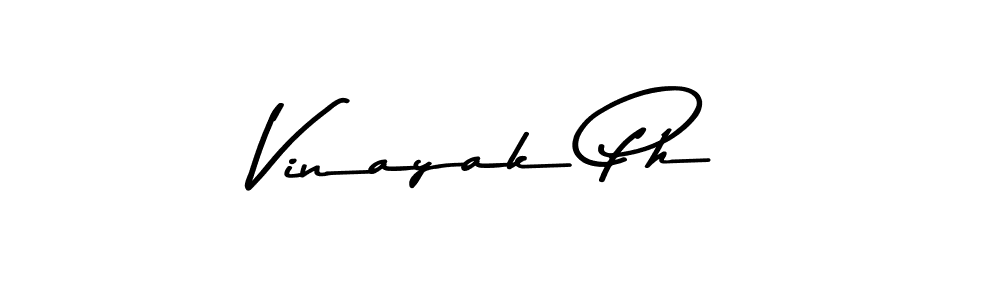 Also You can easily find your signature by using the search form. We will create Vinayak Ph name handwritten signature images for you free of cost using Asem Kandis PERSONAL USE sign style. Vinayak Ph signature style 9 images and pictures png