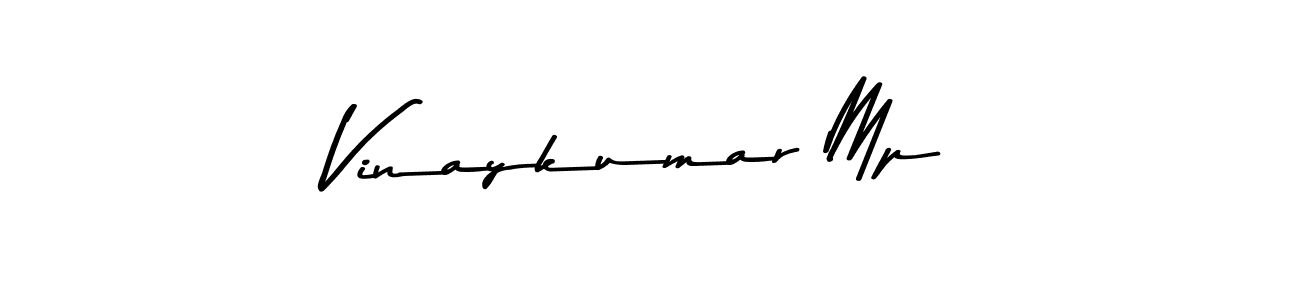 Design your own signature with our free online signature maker. With this signature software, you can create a handwritten (Asem Kandis PERSONAL USE) signature for name Vinaykumar Mp. Vinaykumar Mp signature style 9 images and pictures png