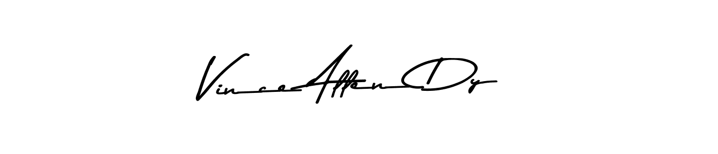 This is the best signature style for the Vince Allen Dy name. Also you like these signature font (Asem Kandis PERSONAL USE). Mix name signature. Vince Allen Dy signature style 9 images and pictures png