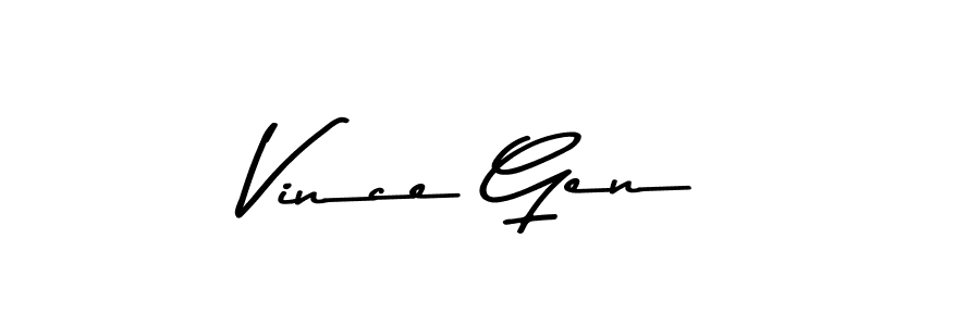 Also we have Vince Gen name is the best signature style. Create professional handwritten signature collection using Asem Kandis PERSONAL USE autograph style. Vince Gen signature style 9 images and pictures png