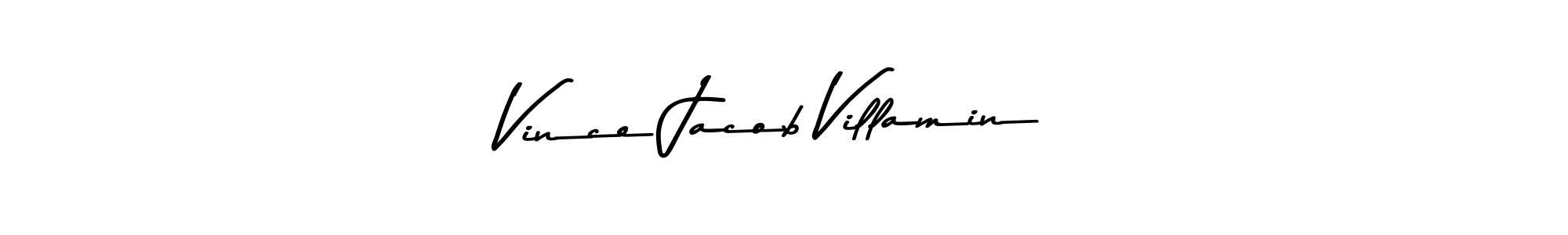 Also You can easily find your signature by using the search form. We will create Vince Jacob Villamin name handwritten signature images for you free of cost using Asem Kandis PERSONAL USE sign style. Vince Jacob Villamin signature style 9 images and pictures png