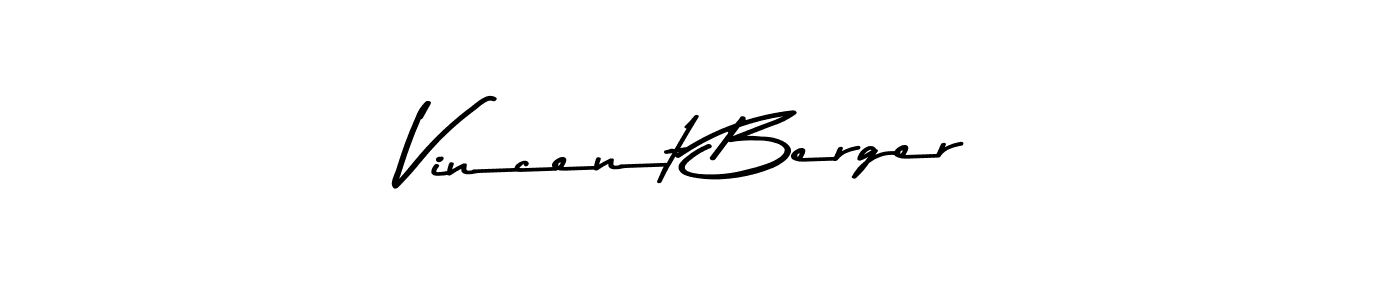 Also You can easily find your signature by using the search form. We will create Vincent Berger name handwritten signature images for you free of cost using Asem Kandis PERSONAL USE sign style. Vincent Berger signature style 9 images and pictures png