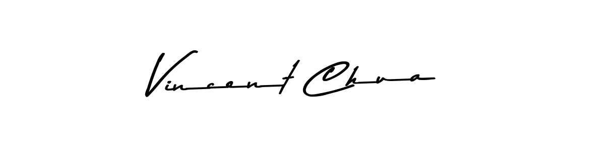 Vincent Chua stylish signature style. Best Handwritten Sign (Asem Kandis PERSONAL USE) for my name. Handwritten Signature Collection Ideas for my name Vincent Chua. Vincent Chua signature style 9 images and pictures png