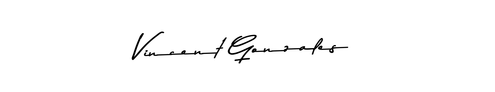 if you are searching for the best signature style for your name Vincent Gonzales. so please give up your signature search. here we have designed multiple signature styles  using Asem Kandis PERSONAL USE. Vincent Gonzales signature style 9 images and pictures png