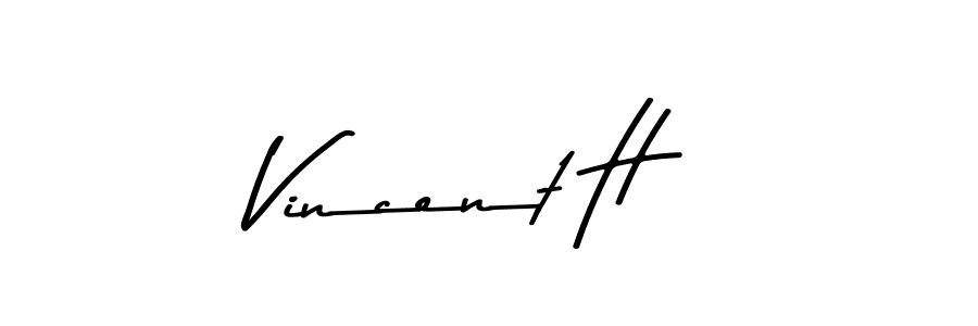 Best and Professional Signature Style for Vincent H. Asem Kandis PERSONAL USE Best Signature Style Collection. Vincent H signature style 9 images and pictures png